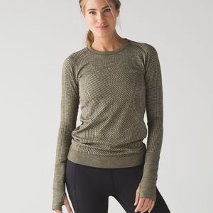 Lululemon Restless Pullover Heathered Green 10